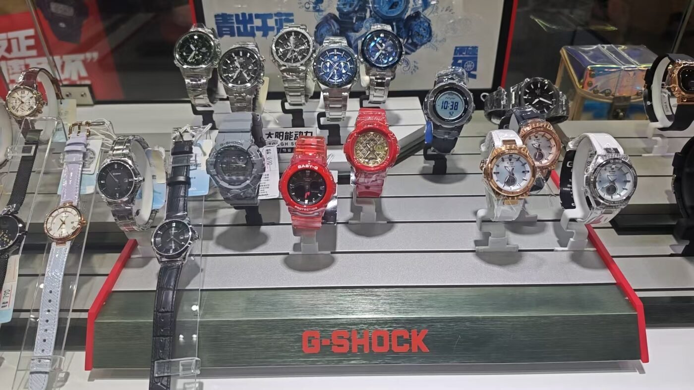 Genuine Casio range on display