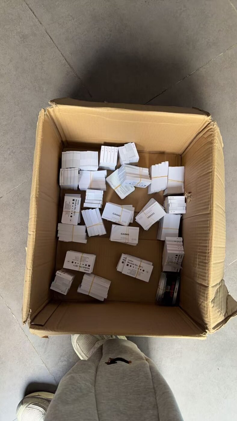 Original Casio manuals and warranty documents